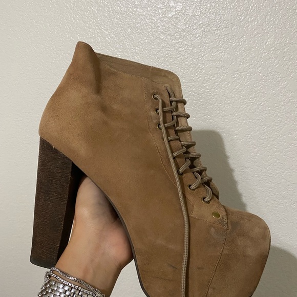 JEFFREY CAMPBELL LITA TAUPE 9.5 - Picture 10 of 11